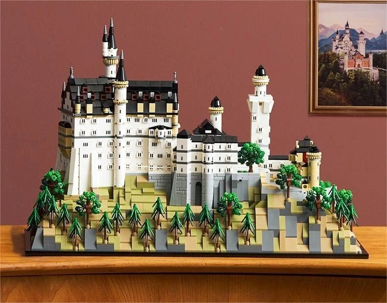 New 21063 Architecture Neuschwanstein Castle 3455 PCS Building Toy Set