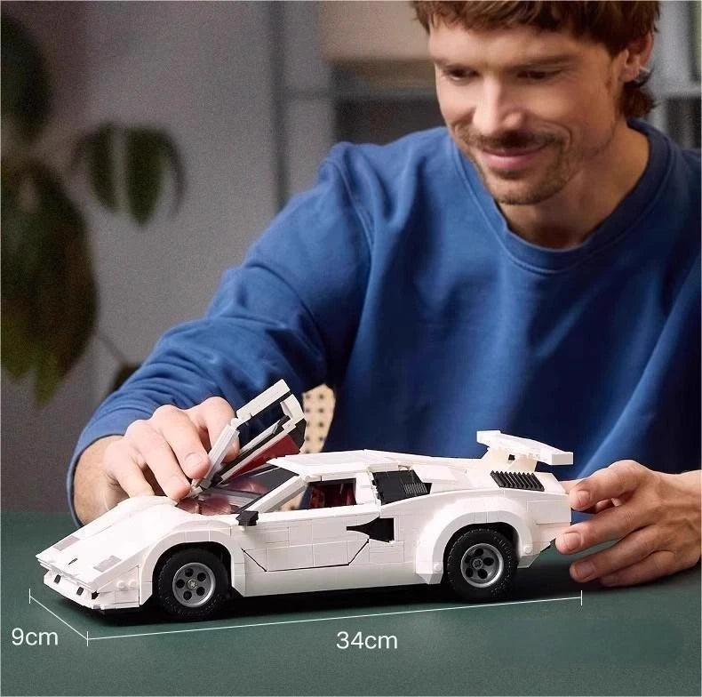 NEW 10337 Lamborghini Countach 5000 Quattrovalvole 1506PCS Building Toy Set