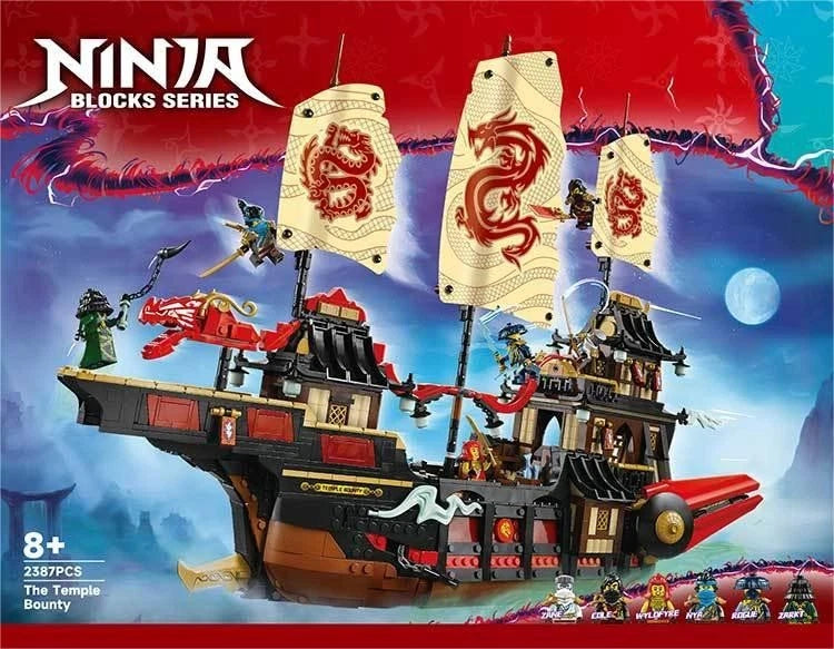 For LEGO New 71848 NINJAGO The Temple Bounty Building Toy 2387 PCS