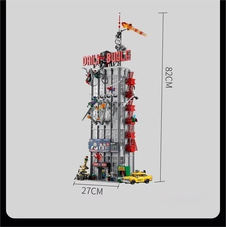 For LEGO New 76178 Marvel Spider-Man Daily Bugle Newspaper Office - Building Set