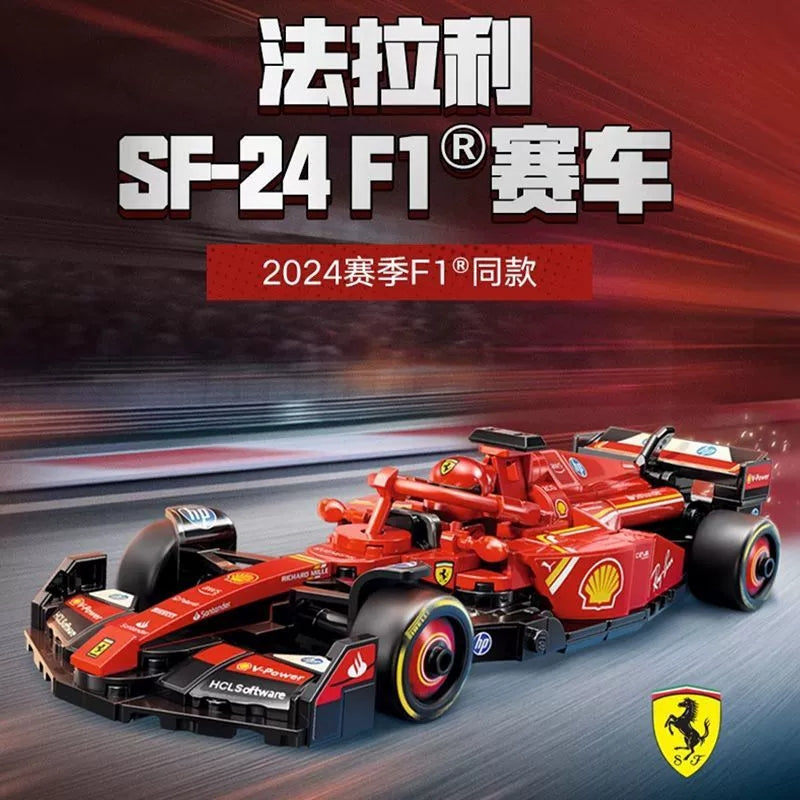 Speed Vltimate Formula1 Collection's Pack Ferrari-Renault-Mercedes-AMG Racing Set (10-piece) Building Block Toy