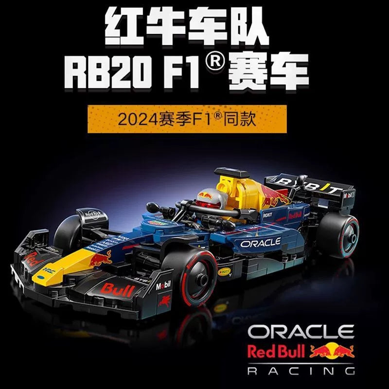 Speed Vltimate Formula1 Collection's Pack Ferrari-Renault-Mercedes-AMG Racing Set (10-piece) Building Block Toy