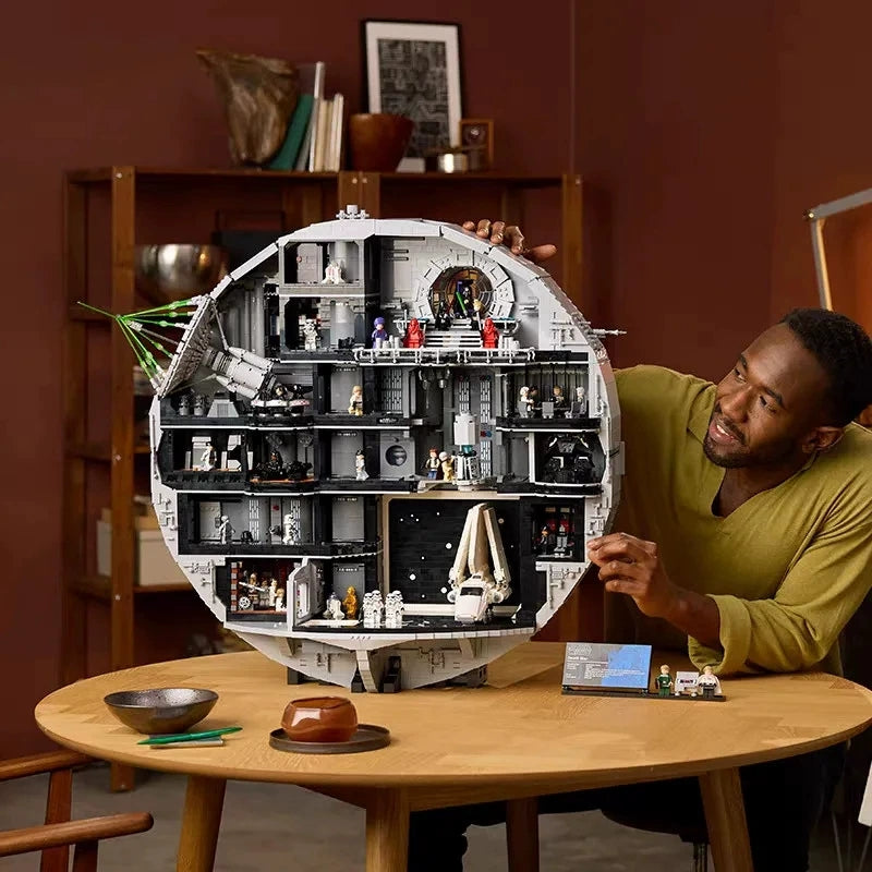 Free Express Shipping :NEW 75419 Star Wars Death Star 9023pcs VLTIMATE COLLECTOR SERIES Building Block Toy Set