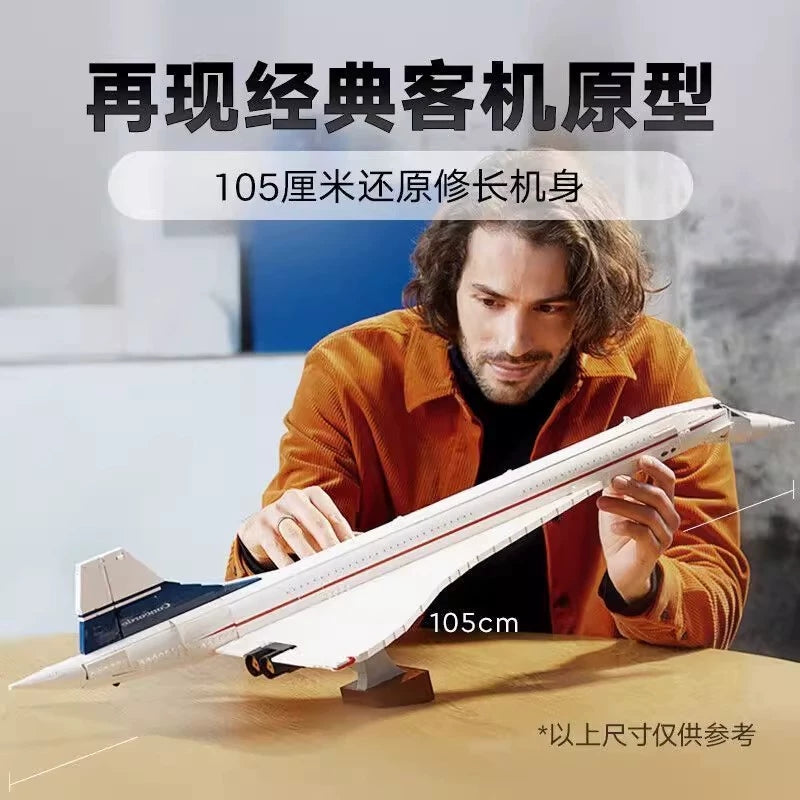 Free Express Shipping :10318 Icons Concorde BRAND NEW SEALED Planes Building Block Toy Set