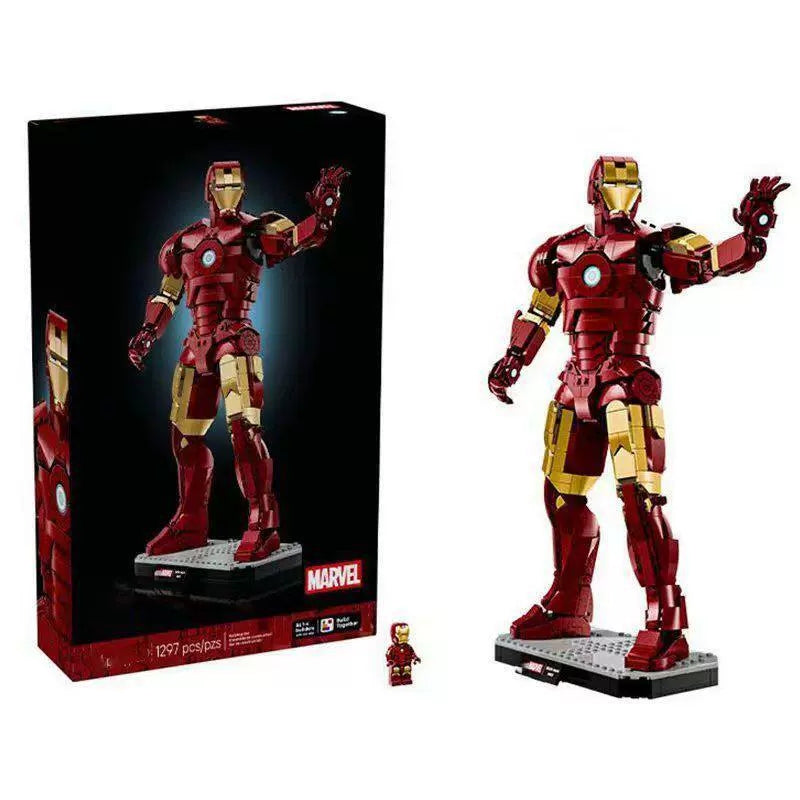 Free Express Shipping :New 76344 Marvel Iron Man Mark 3 Collectors' Edition Figure Building Block Toy Set