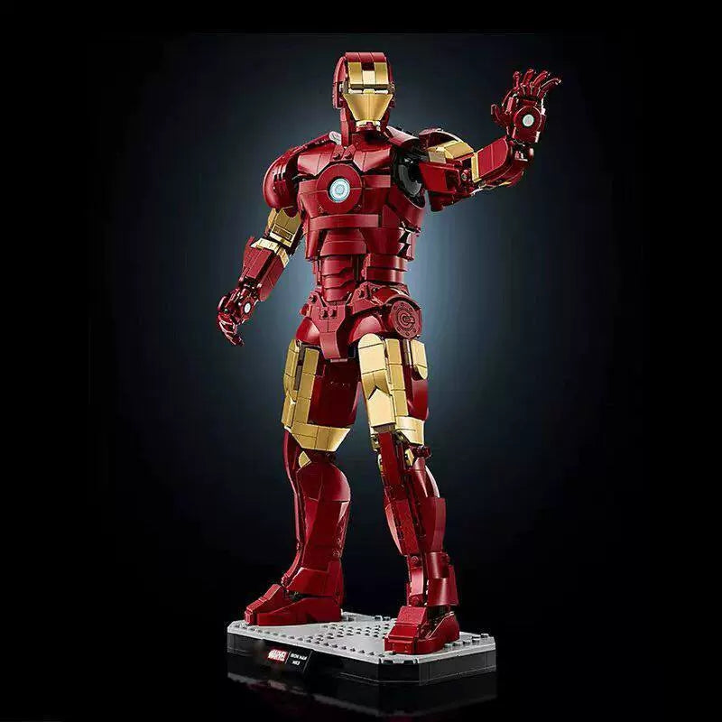 Free Express Shipping :New 76344 Marvel Iron Man Mark 3 Collectors' Edition Figure Building Block Toy Set
