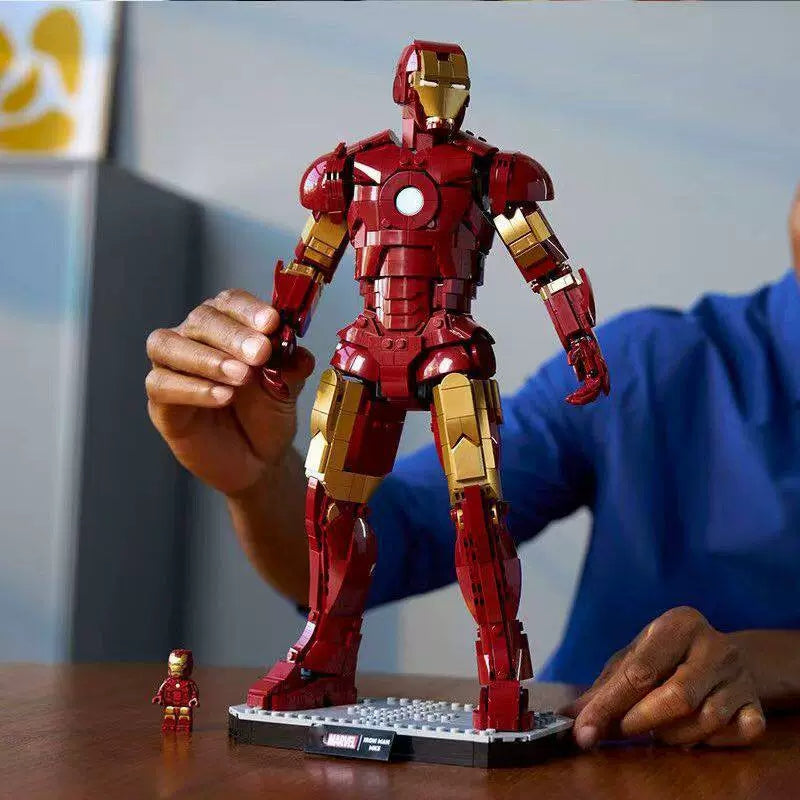 Free Express Shipping :New 76344 Marvel Iron Man Mark 3 Collectors' Edition Figure Building Block Toy Set