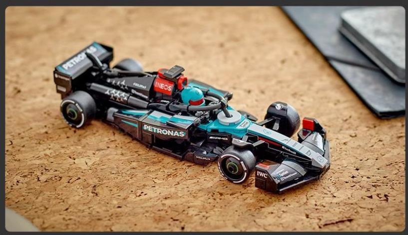 Speed Vltimate Formula1 Collection's Pack Ferrari-Renault-Mercedes-AMG Racing Set (10-piece) Building Block Toy