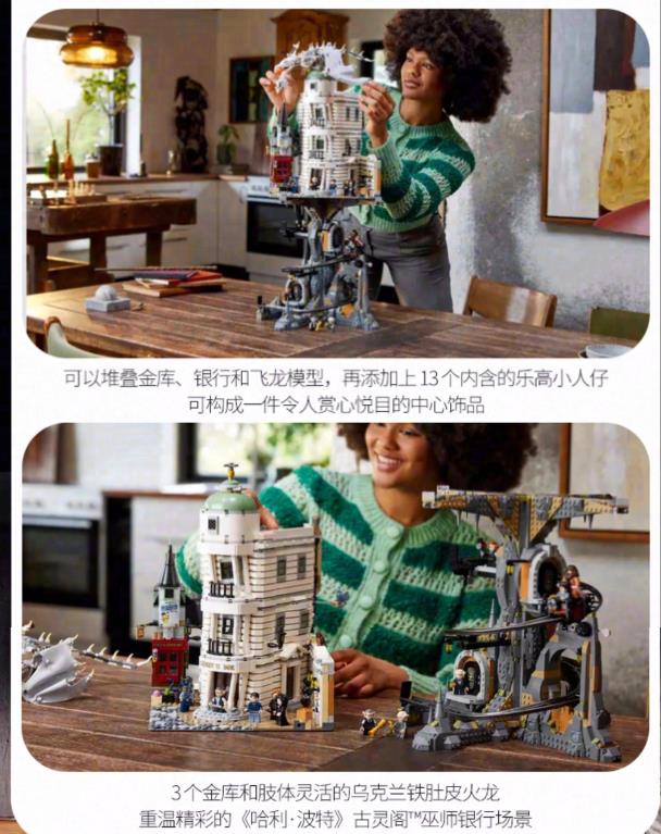 Free Express Shipping :New 76417 Harry Potter Gringotts Wizarding Bank - Collectors' Edition Building Block Toy Set