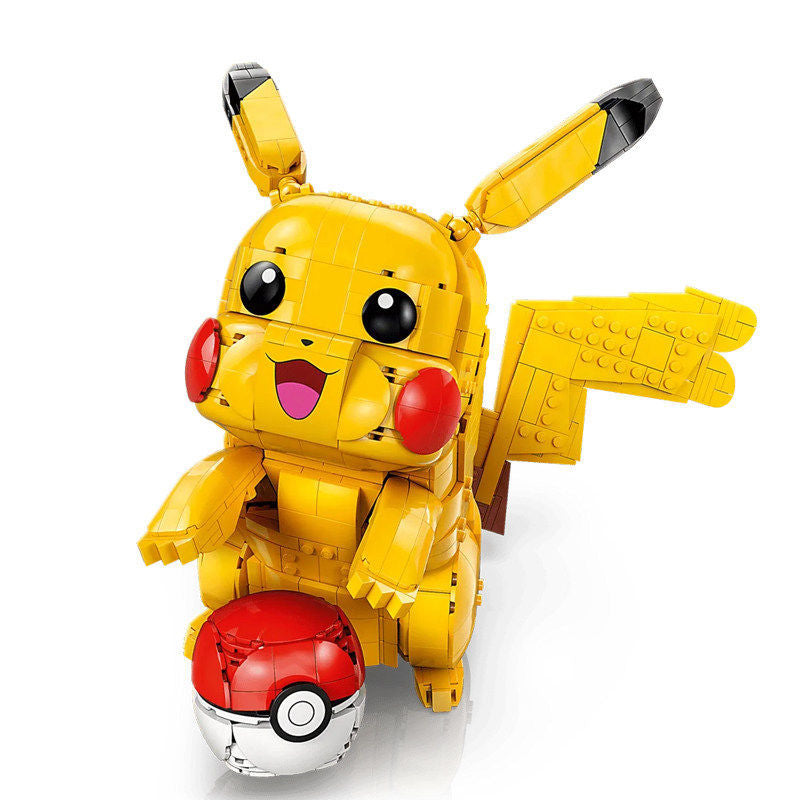 Free Express Shipping :72152 Pokemon Pikachu and Poke Ball Building Block Toy Set