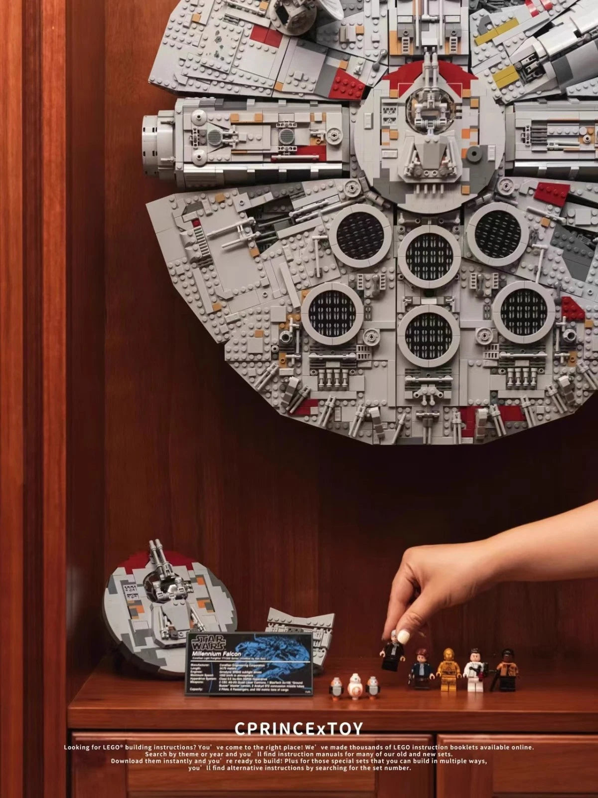 For LEGO New 75192 Star Wars Millennium Falcon 7541 PCS - Building Set for Adults
