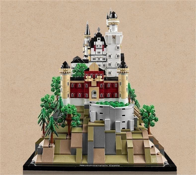 New 21063 Architecture Neuschwanstein Castle 3455 PCS Building Toy Set