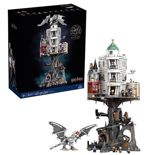 For LEGO New 76417 Harry Potter Gringotts Wizarding Bank Collectors Edition 4803 PCS