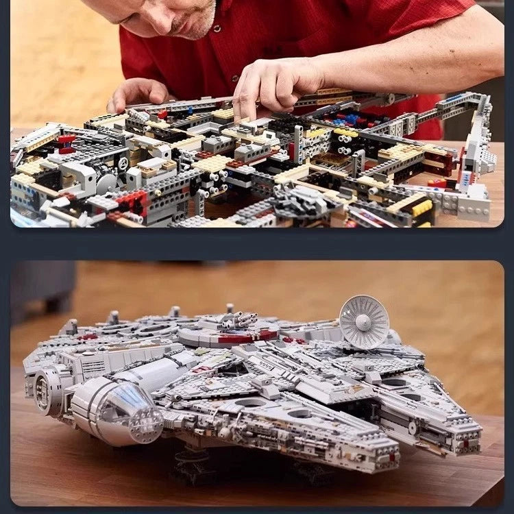 For LEGO New 75192 Star Wars Millennium Falcon 7541 PCS - Building Set for Adults