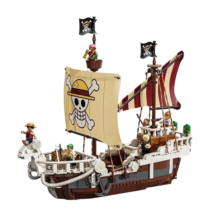 MOC / LEGO New 75639 One Piece - The Going Merry Pirate Ship 1376 PCS Building Toy Set