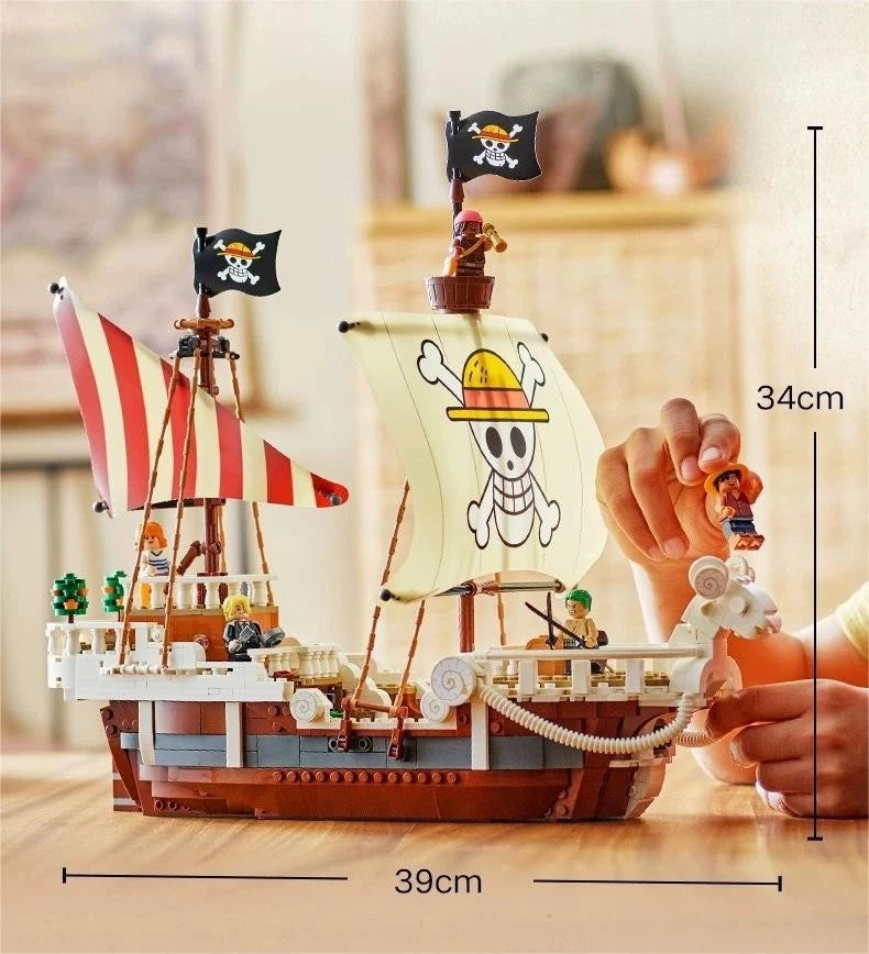 MOC / LEGO New 75639 One Piece - The Going Merry Pirate Ship 1376 PCS Building Toy Set