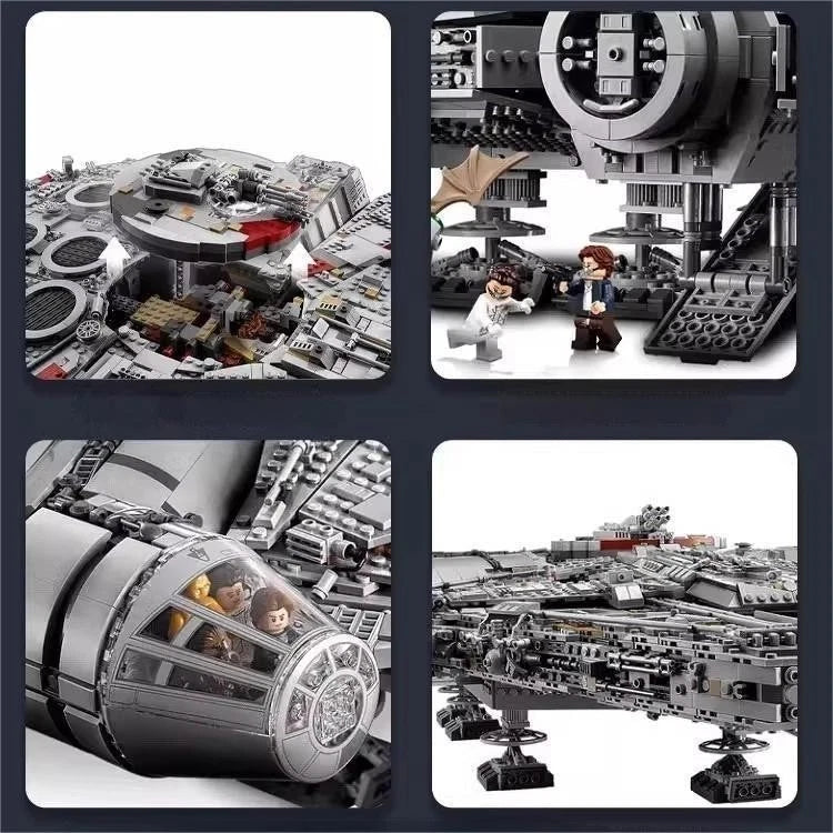 For LEGO New 75192 Star Wars Millennium Falcon 7541 PCS - Building Set for Adults