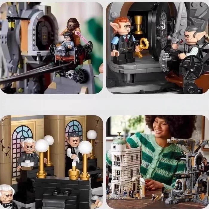 For LEGO New 76417 Harry Potter Gringotts Wizarding Bank Collectors Edition 4803 PCS