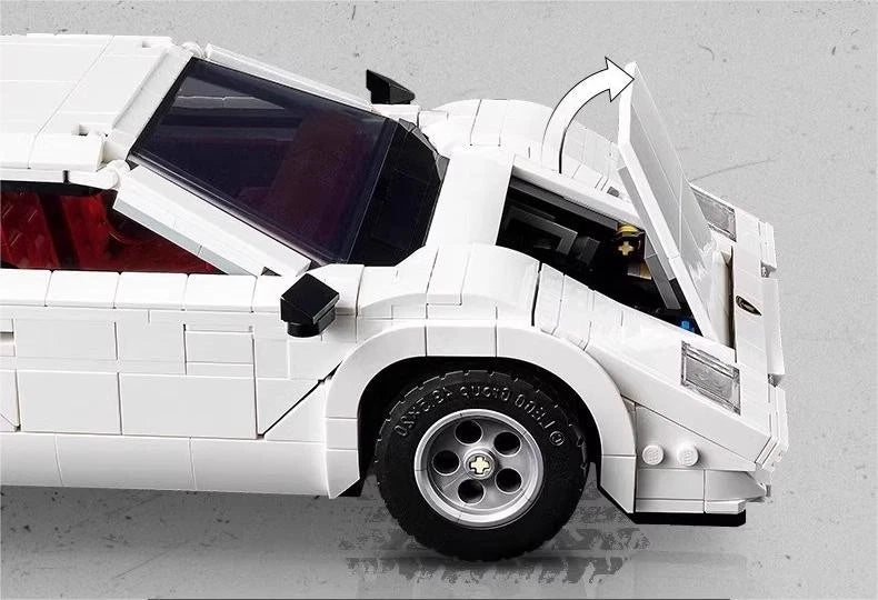 NEW 10337 Lamborghini Countach 5000 Quattrovalvole 1506PCS Building Toy Set
