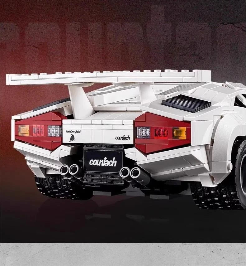 NEW 10337 Lamborghini Countach 5000 Quattrovalvole 1506PCS Building Toy Set
