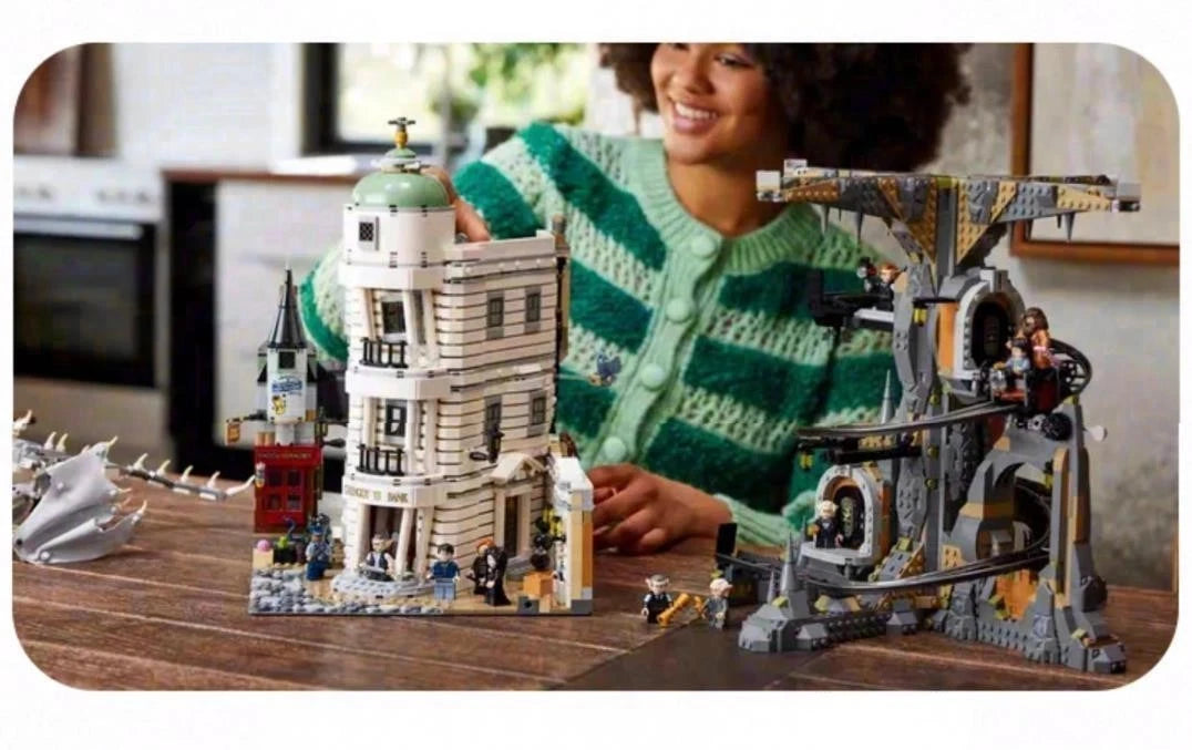 For LEGO New 76417 Harry Potter Gringotts Wizarding Bank Collectors Edition 4803 PCS