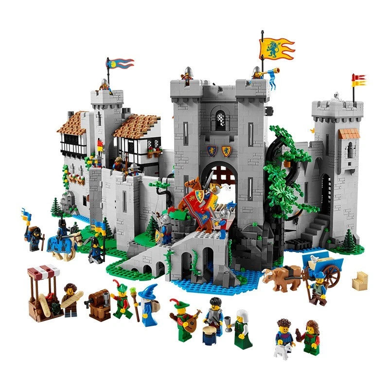 For LEGO NEW 10305 Lion Knight’s Castle 4514 PCS Medieval Fortress Complete Building Set