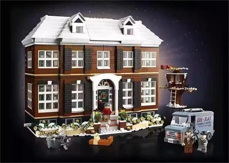 New 21330 Ideas Home Alone Complete Christmas House Set 3955 PCS