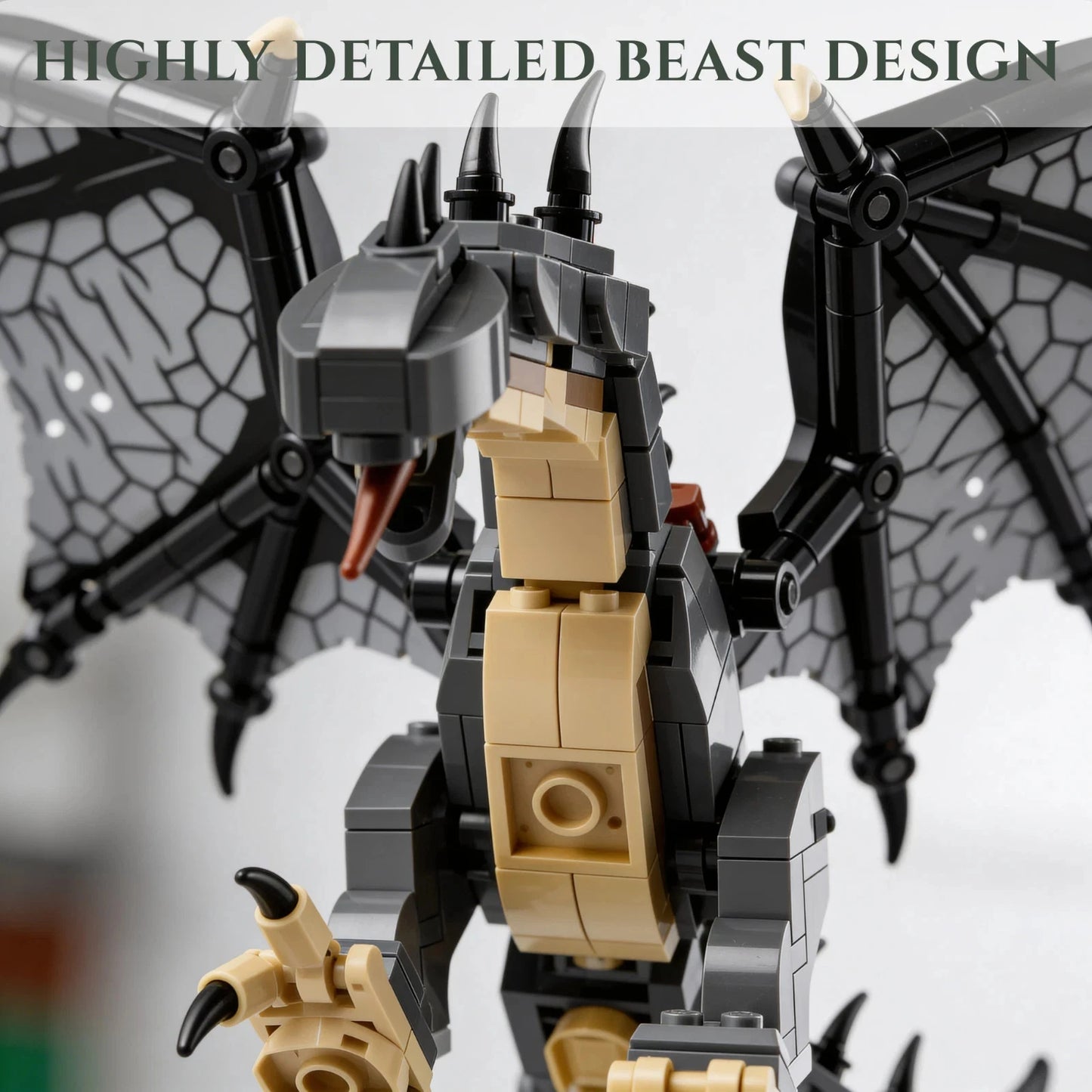 For LEGO NEW 40693 ICONS Lord of the Rings Fell Beast - Dragon - 269PCS
