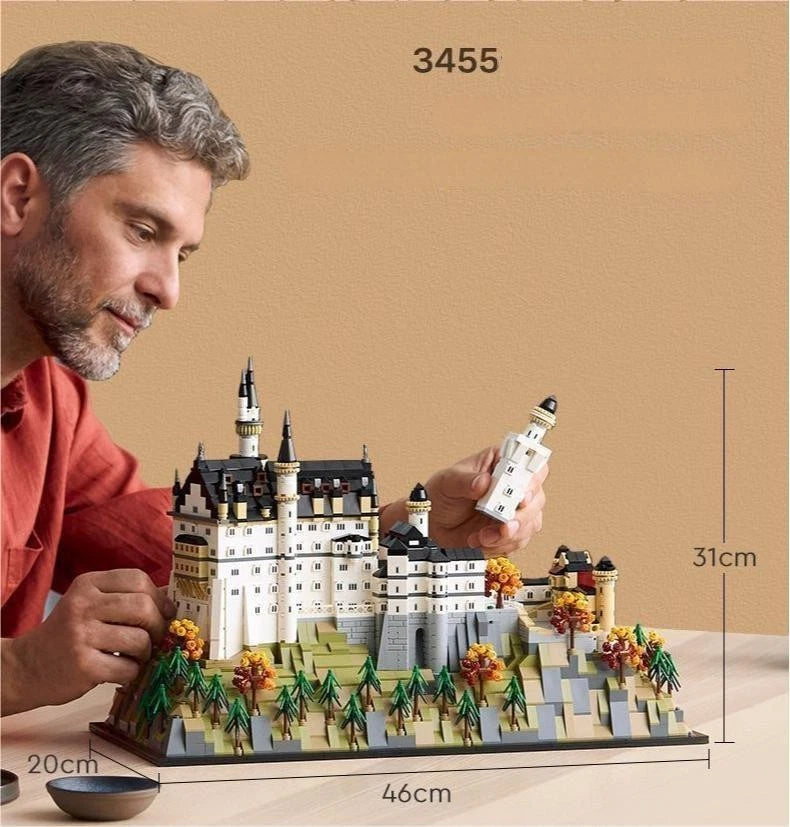 New 21063 Architecture Neuschwanstein Castle 3455 PCS Building Toy Set