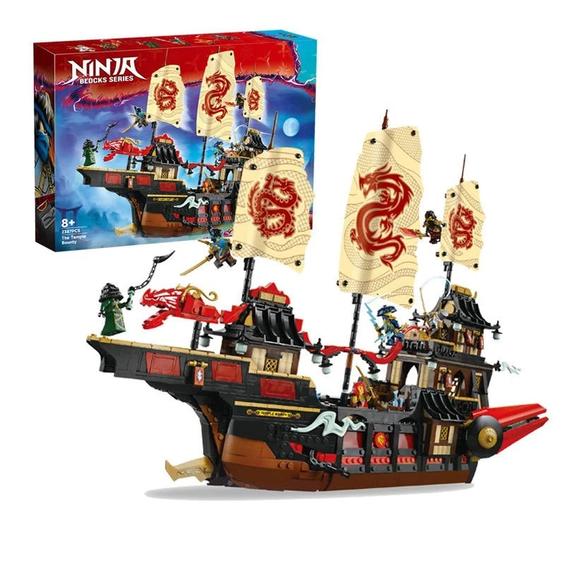 For LEGO New 71848 NINJAGO The Temple Bounty Building Toy 2387 PCS