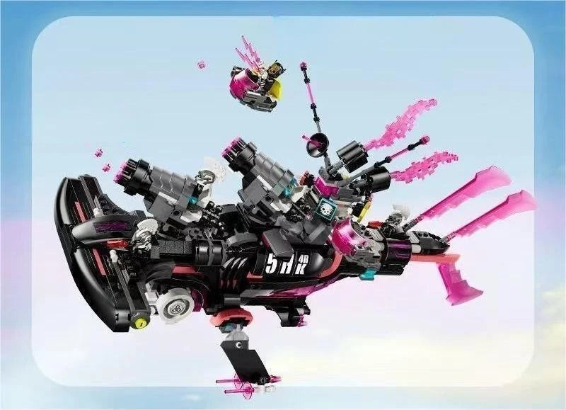 MOC / LEGO New 71500 Dreams Nightmare Shark Submarine 1413 PCS Building Toy Set
