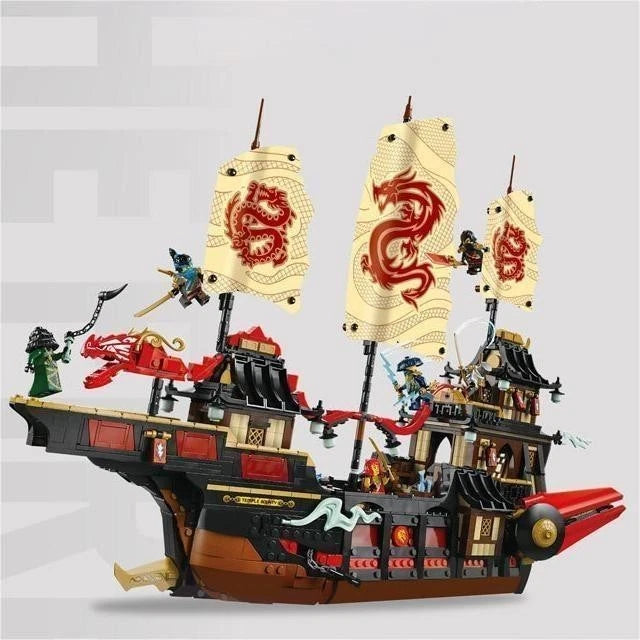 For LEGO New 71848 NINJAGO The Temple Bounty Building Toy 2387 PCS