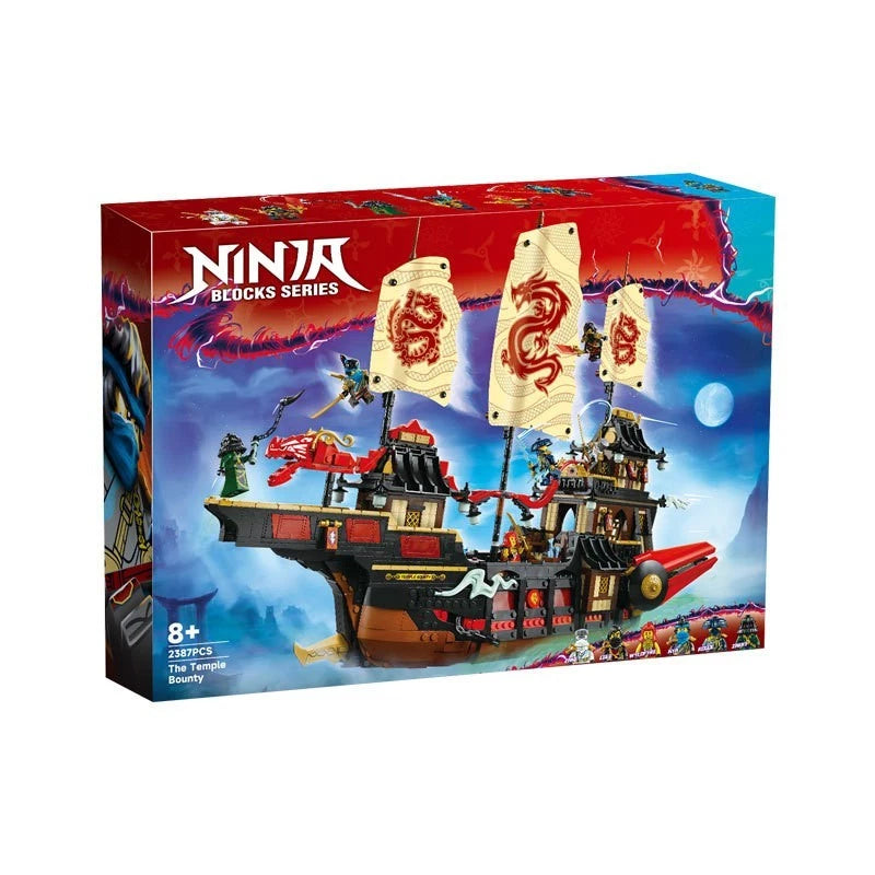 For LEGO New 71848 NINJAGO The Temple Bounty Building Toy 2387 PCS