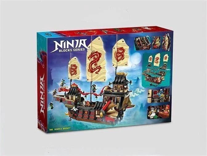 For LEGO New 71848 NINJAGO The Temple Bounty Building Toy 2387 PCS