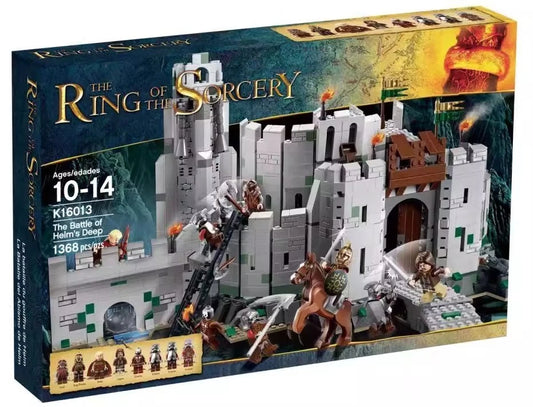 For LEGO New 9474 The Lord of the Rings: The Battle of Helm's Deep 1368 PCS Complete Set