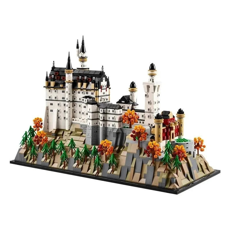 New 21063 Architecture Neuschwanstein Castle 3455 PCS Building Toy Set