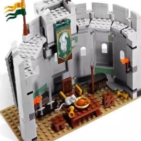 For LEGO New 9474 The Lord of the Rings: The Battle of Helm's Deep 1368 PCS Complete Set