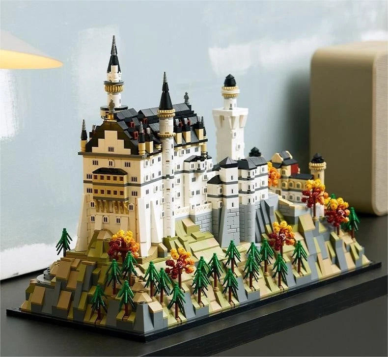 New 21063 Architecture Neuschwanstein Castle 3455 PCS Building Toy Set