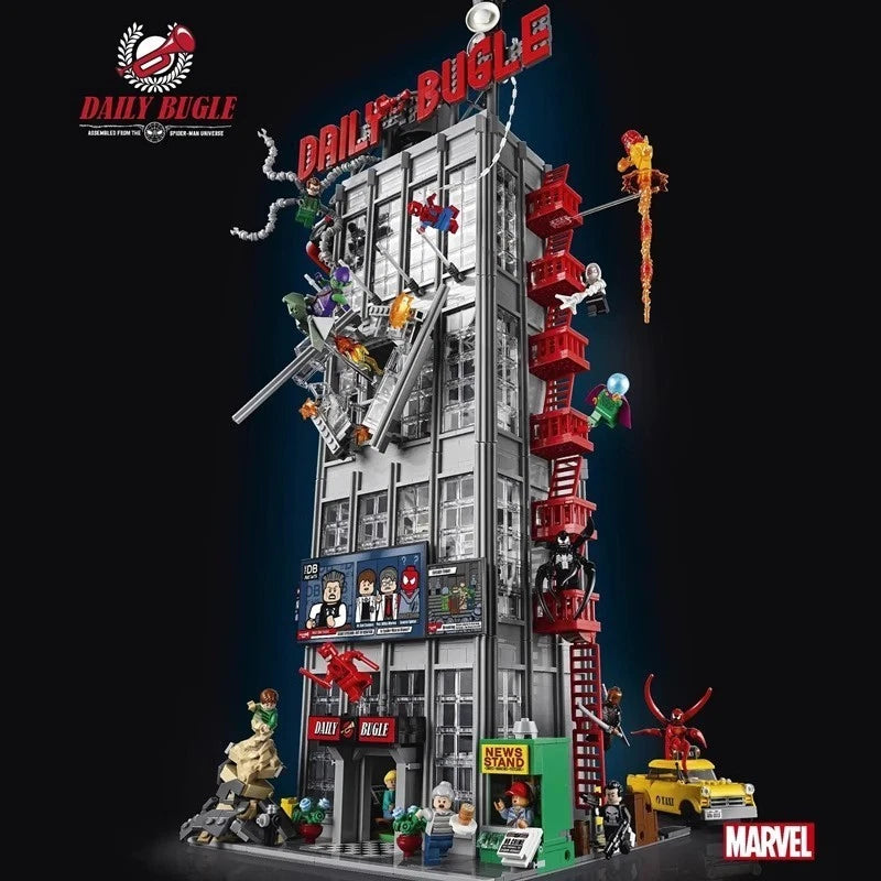 For LEGO New 76178 Marvel Spider-Man Daily Bugle Newspaper Office - Building Set