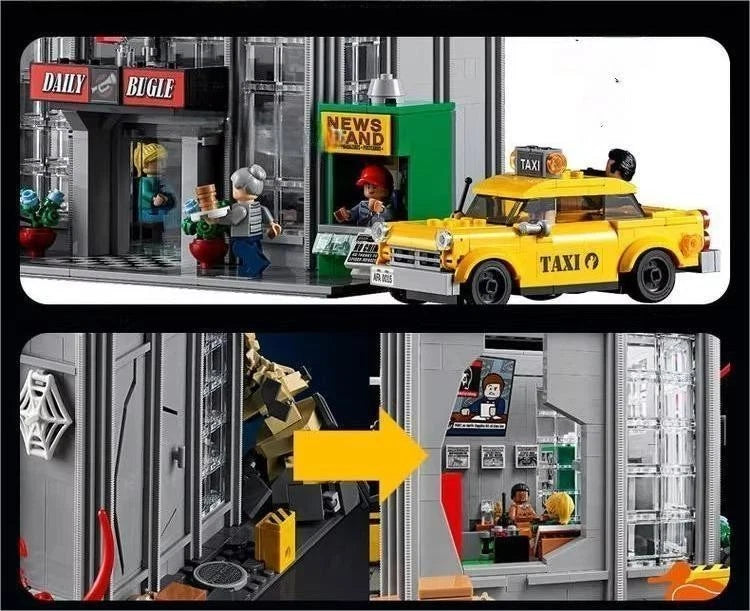 For LEGO New 76178 Marvel Spider-Man Daily Bugle Newspaper Office - Building Set