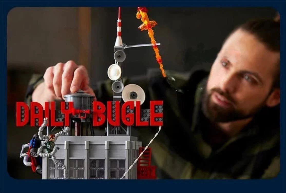 For LEGO New 76178 Marvel Spider-Man Daily Bugle Newspaper Office - Building Set