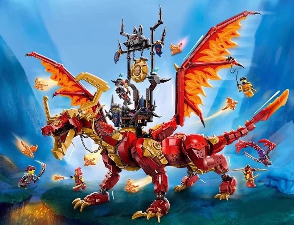 New 71822 NINJAGO: Source Dragon of Motion Building Toy Set