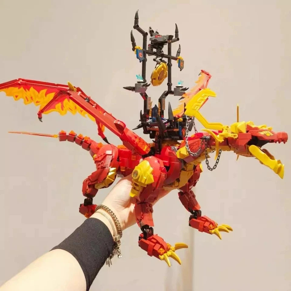 New 71822 NINJAGO: Source Dragon of Motion Building Toy Set