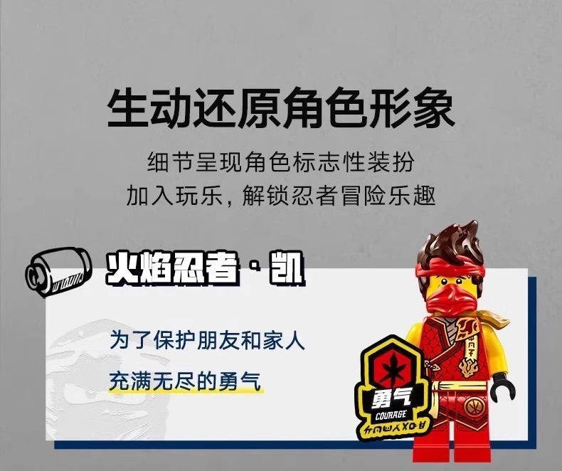 New 71822 NINJAGO: Source Dragon of Motion Building Toy Set