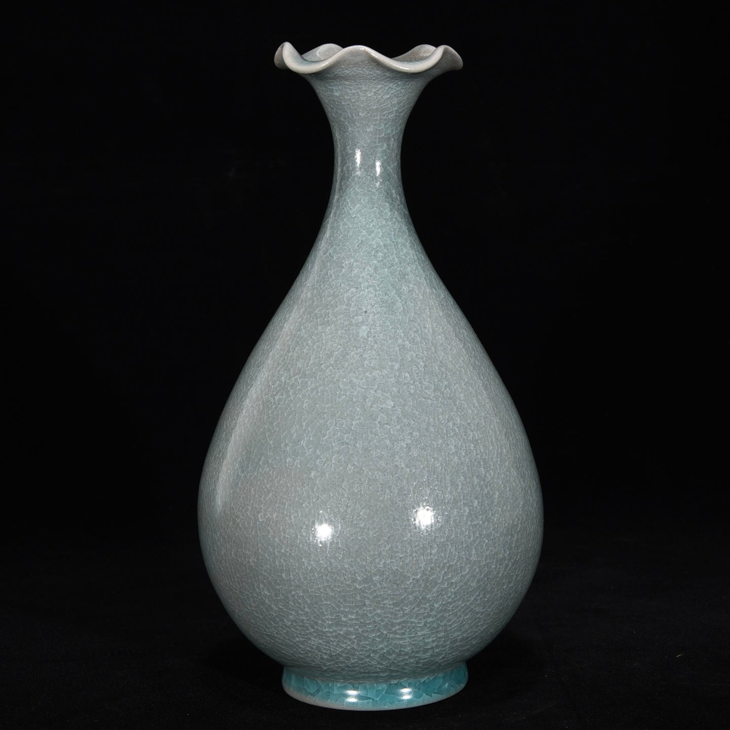 Ancient China Antique Song Dynasty Ru Kiln Porcelain Vases