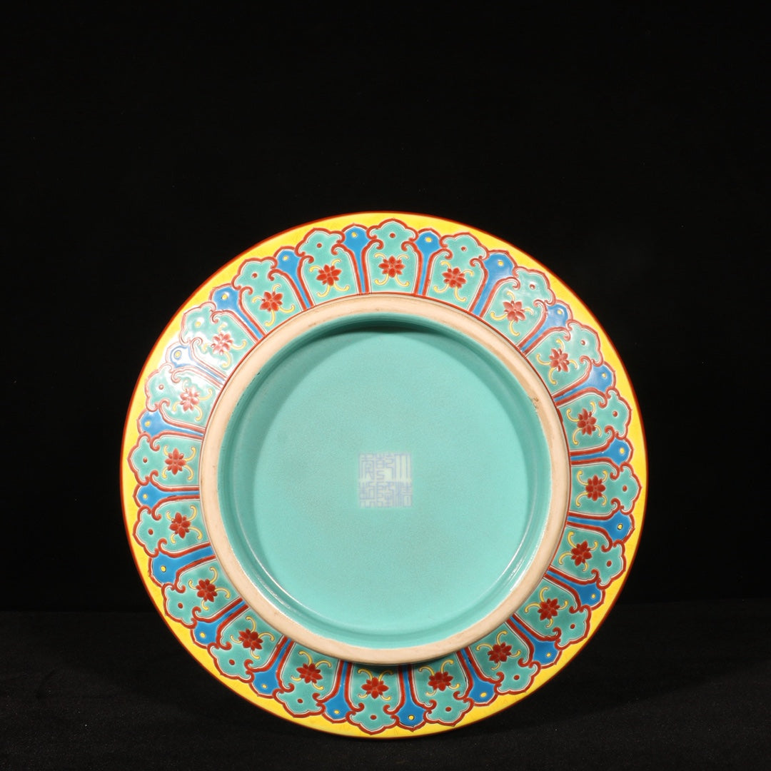 Ancient China Antique Qing Dynasty Qianlong Emperor Enamel Colors Porcelain Dragon Flowers Pattern Porcelain Vases